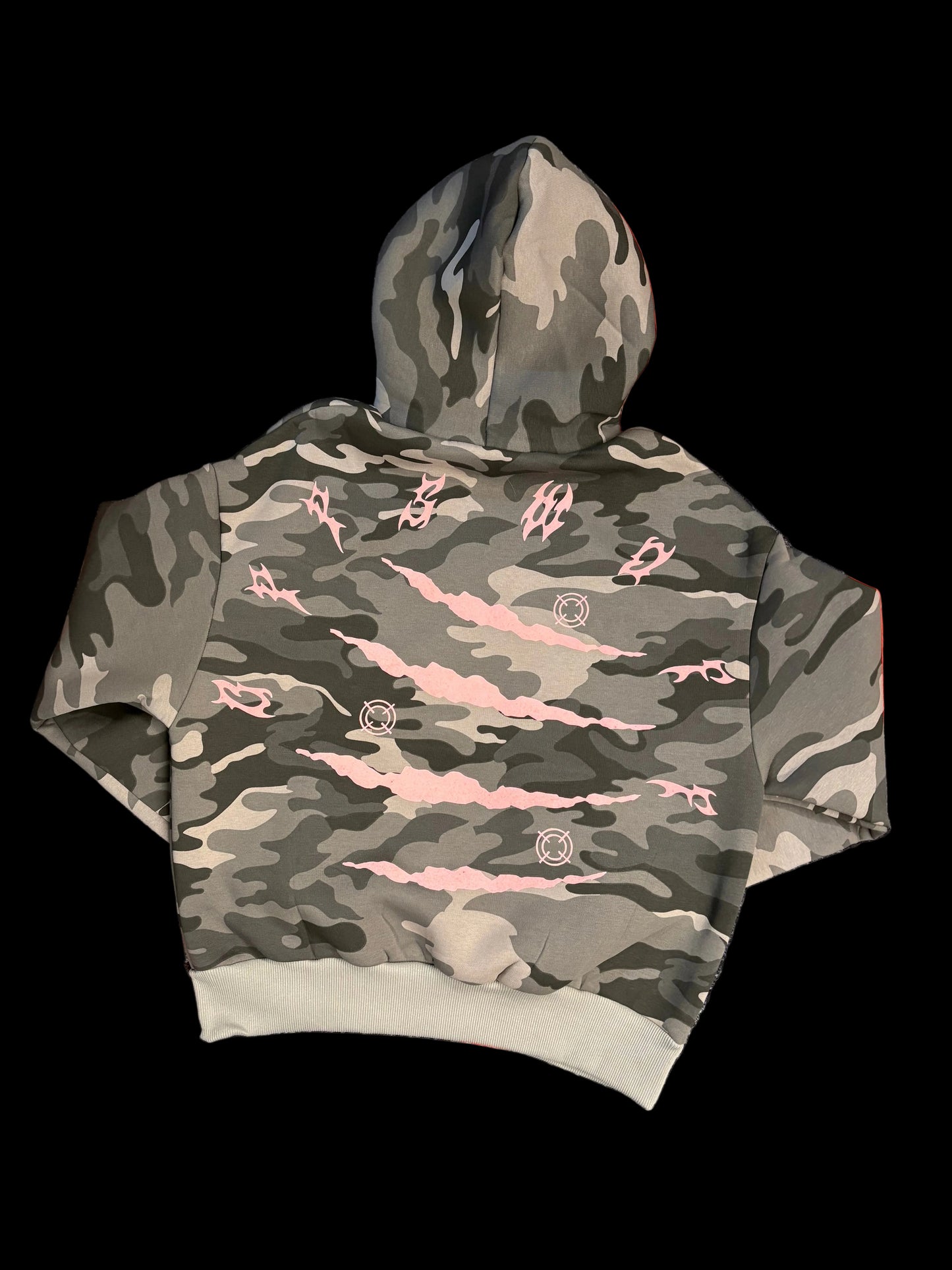 HOODIE CAMO PINK PEARLY