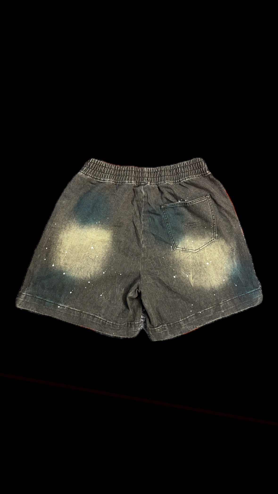 SHORTS WASHED BLACK