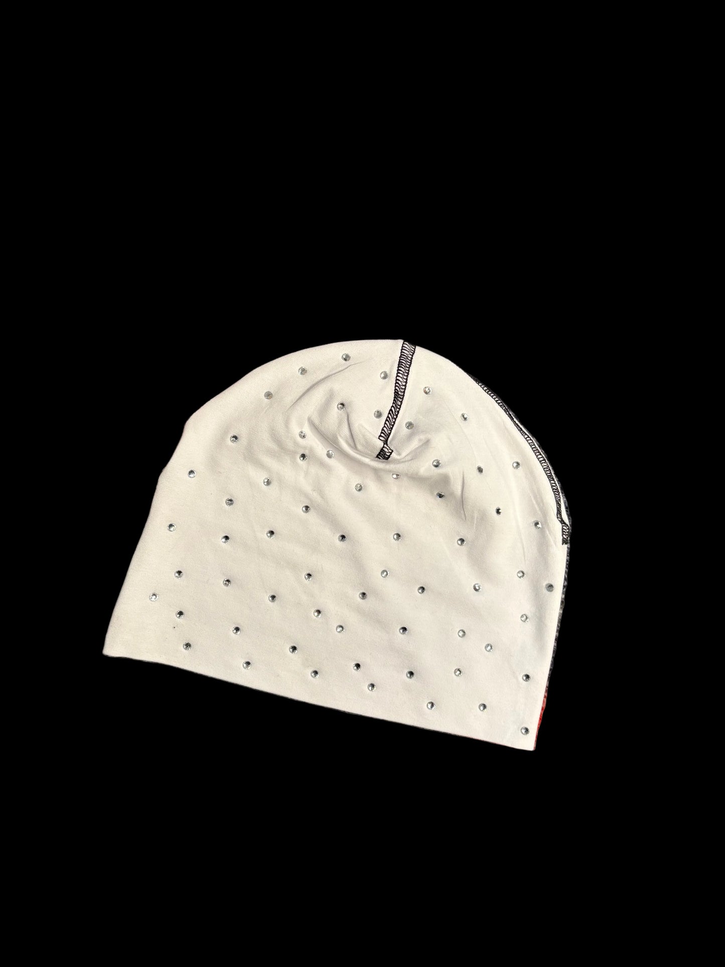 SKULL BEANY WHITE VVS