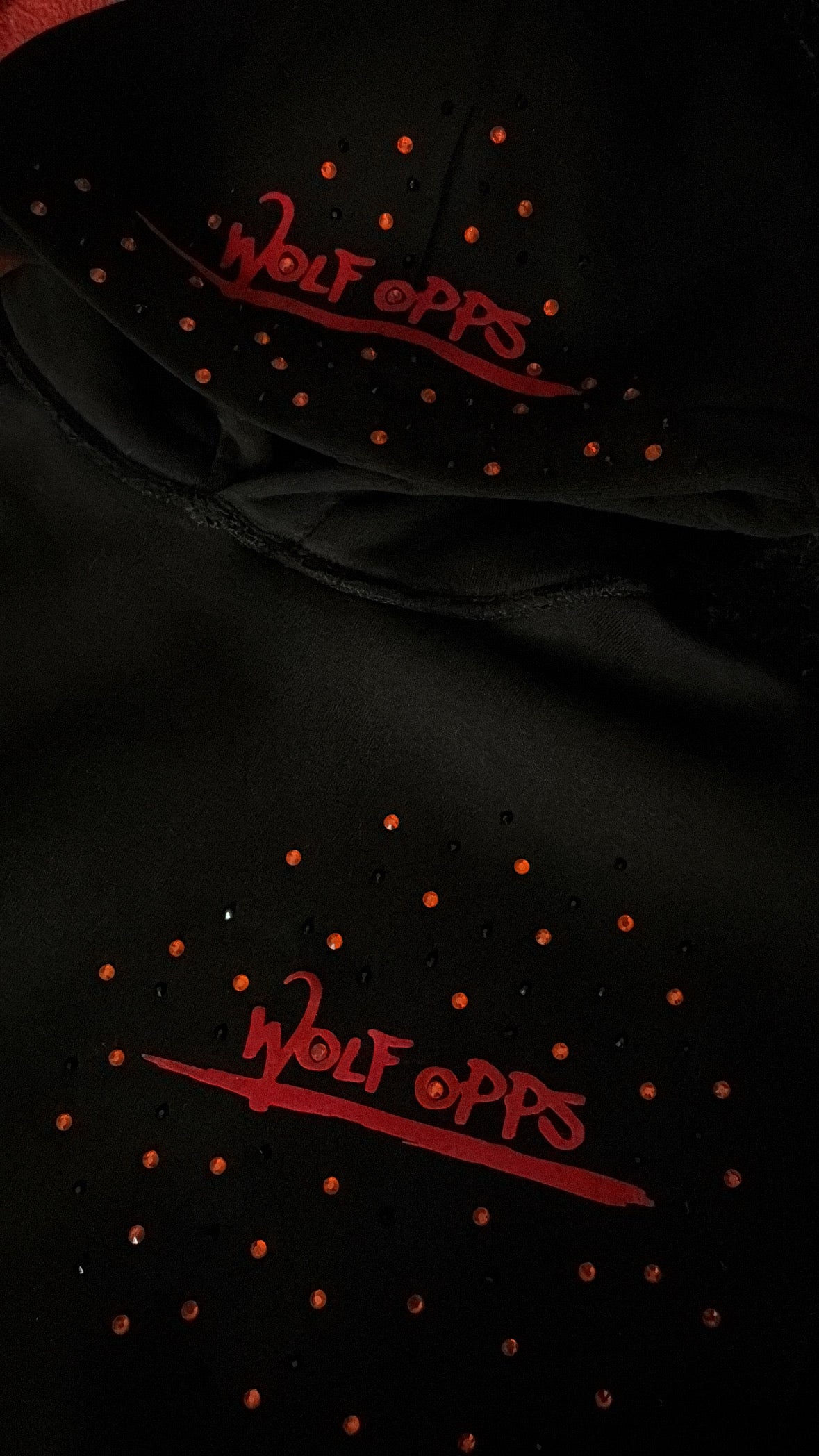 TRACKSUIT BLACK&RED VELLUTO