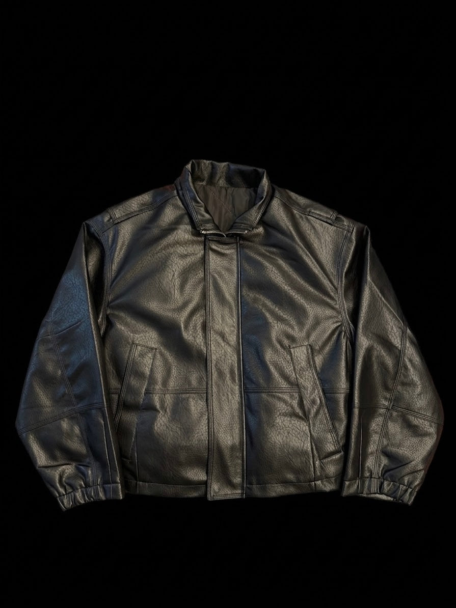 JACKET LEATHER BLACK