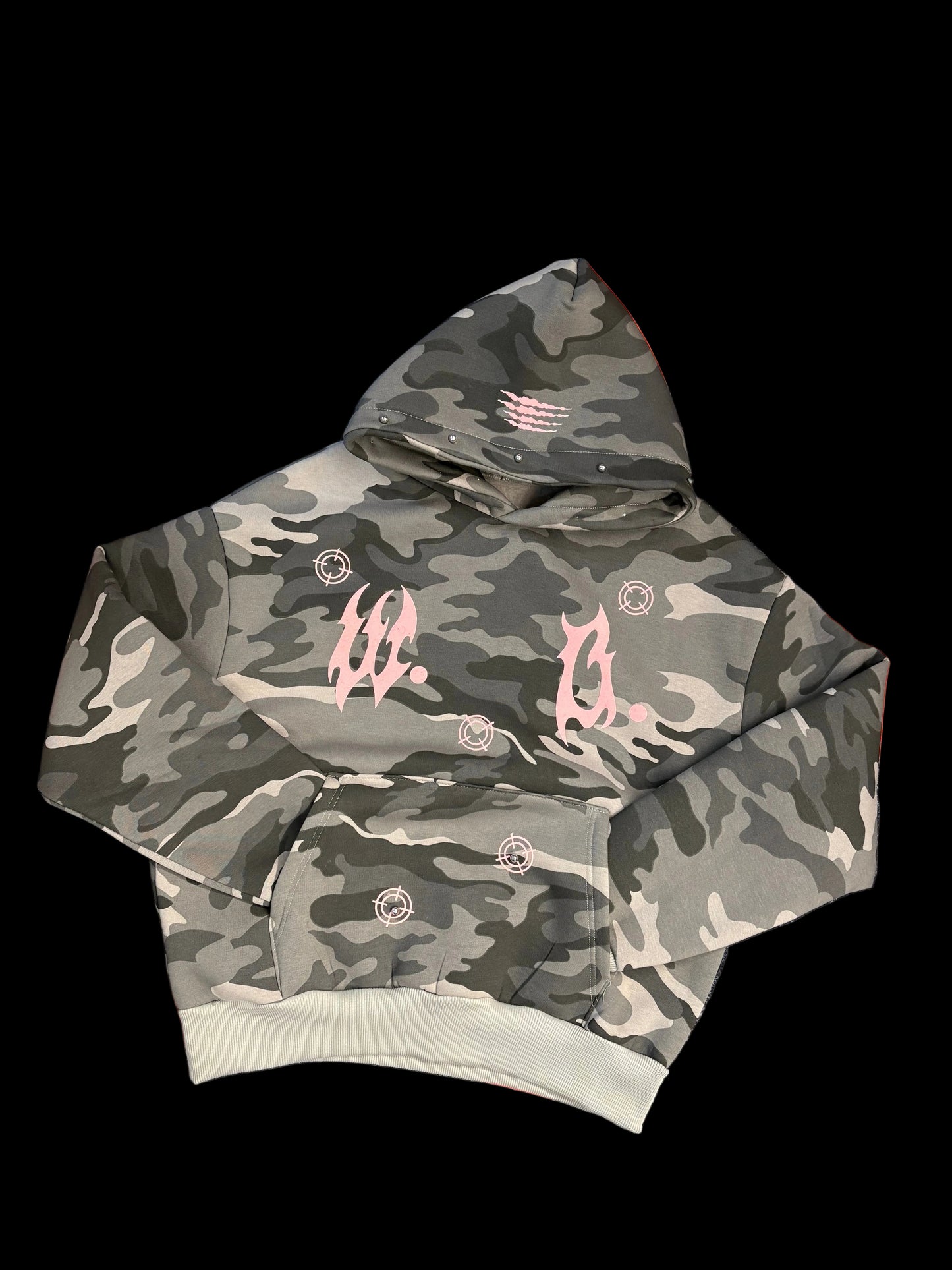 HOODIE CAMO PINK PEARLY