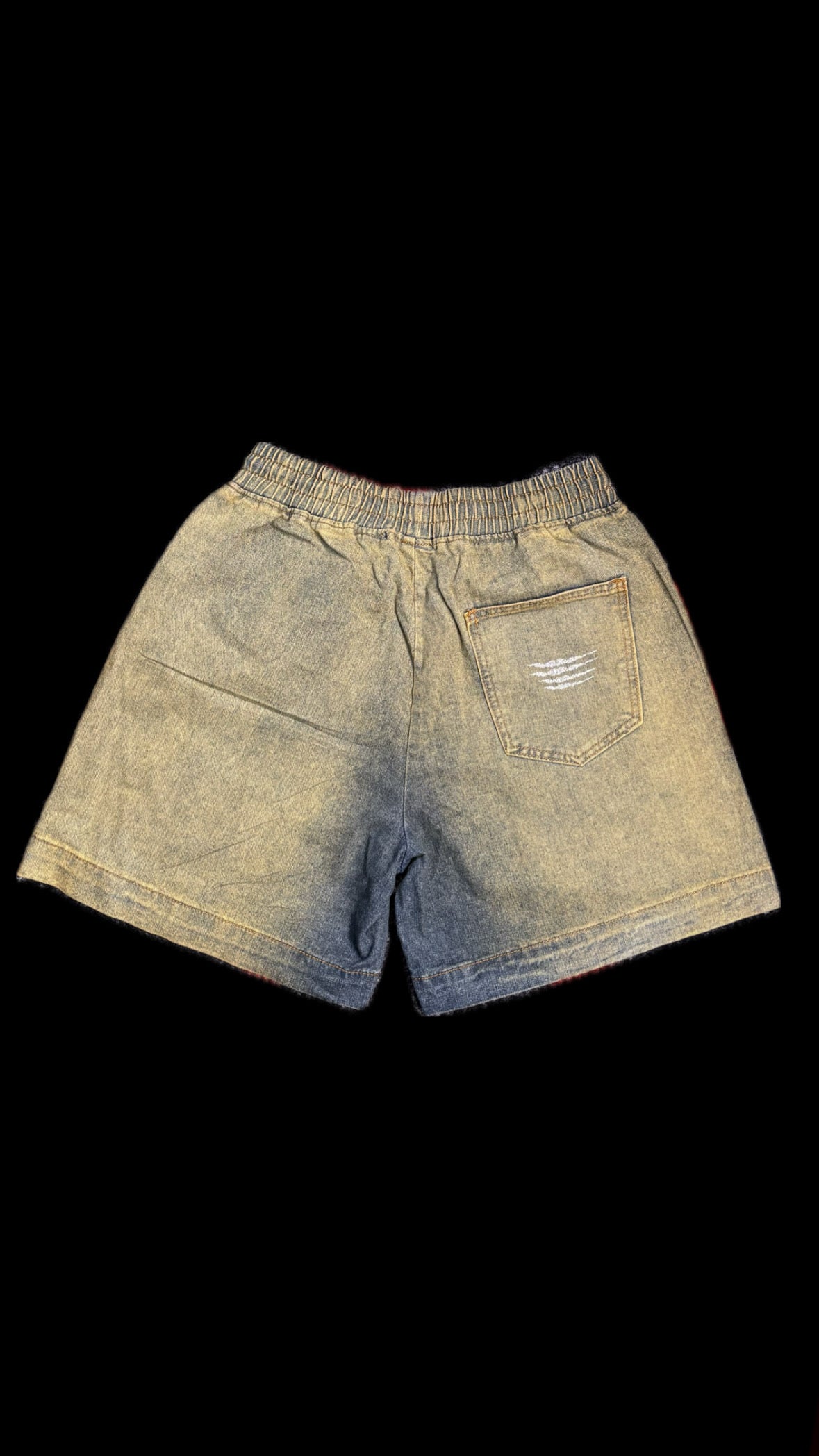 SHORTS WASHED BLUE