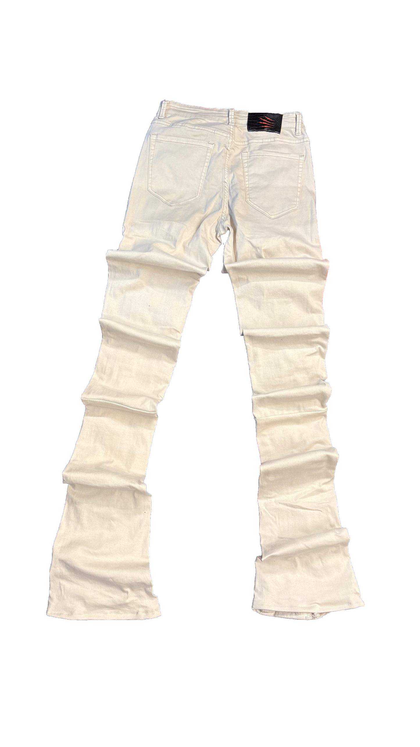 STACKED CREAM DISTRESSED