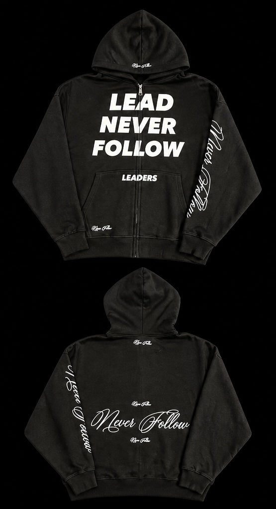 ZIP HOODIE LNF BLACK