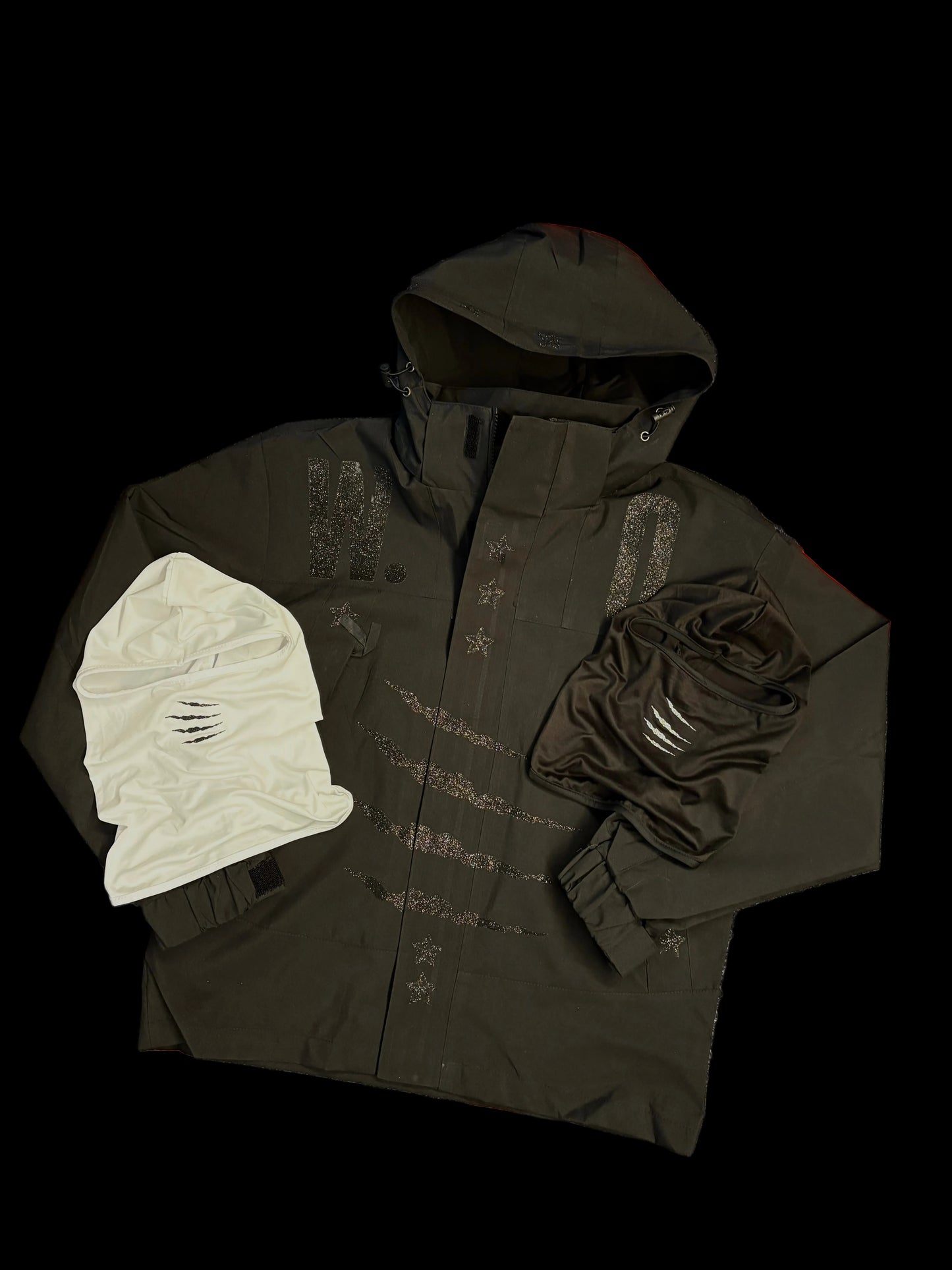 WINDPROOF BLACK CAT + BALACLAVA BLACK