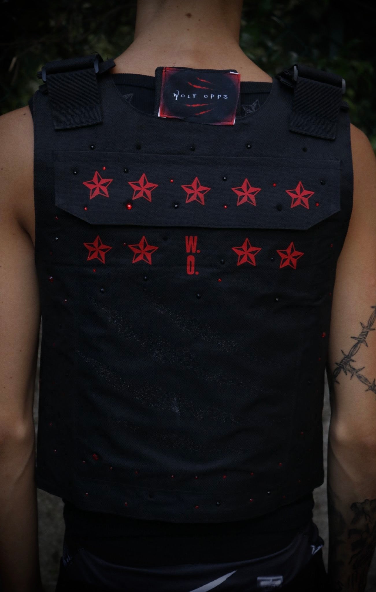 BULLETPROOF BLACK&RED
