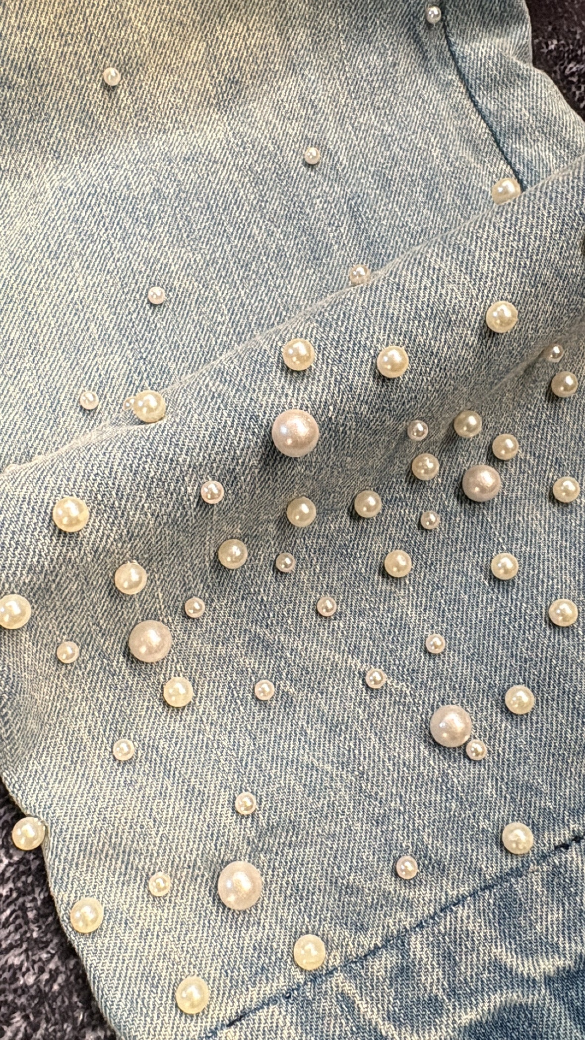 STACKED DENIM WASH PEARLY
