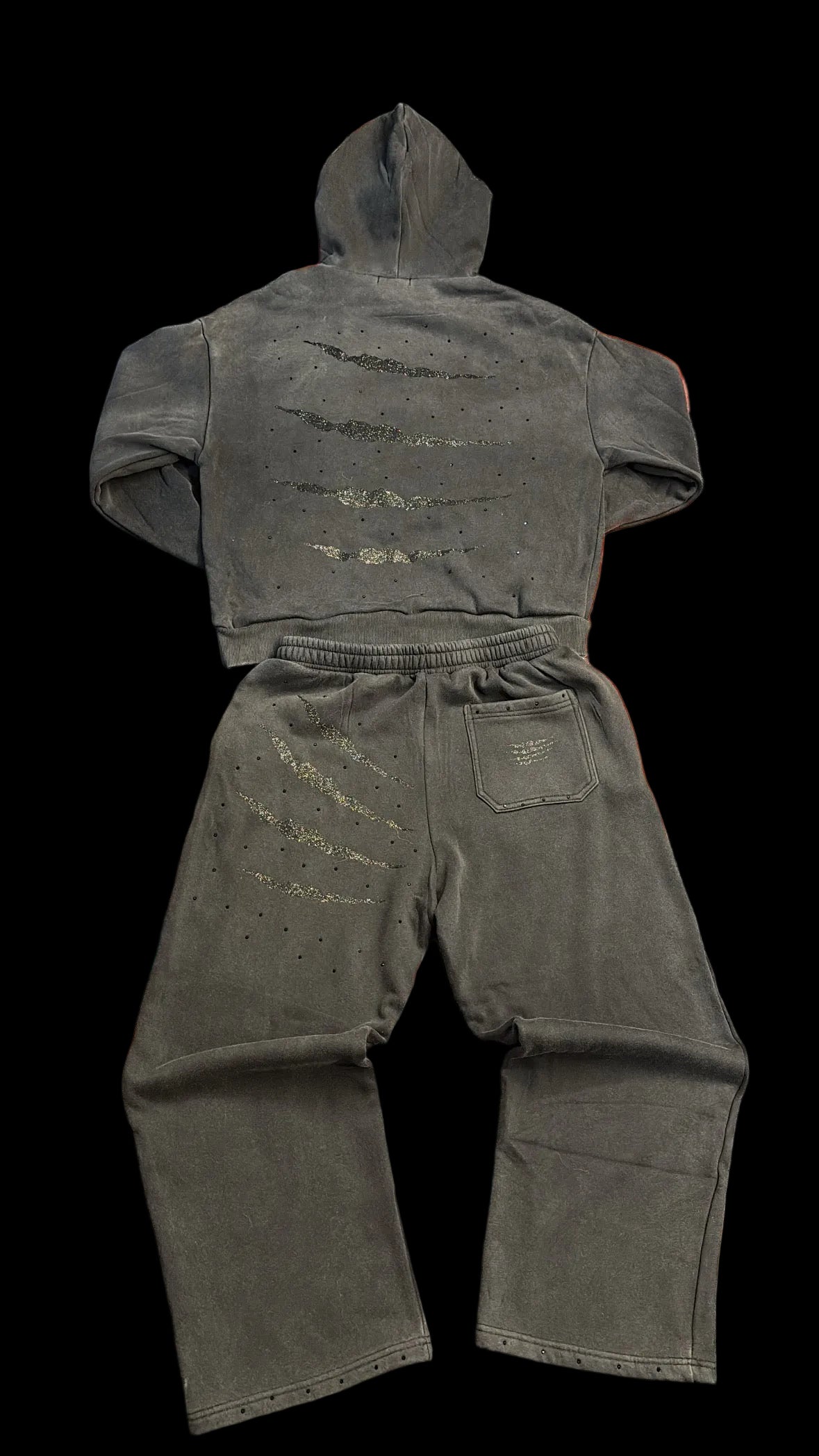 TRACK BLACK GLITTER WAR