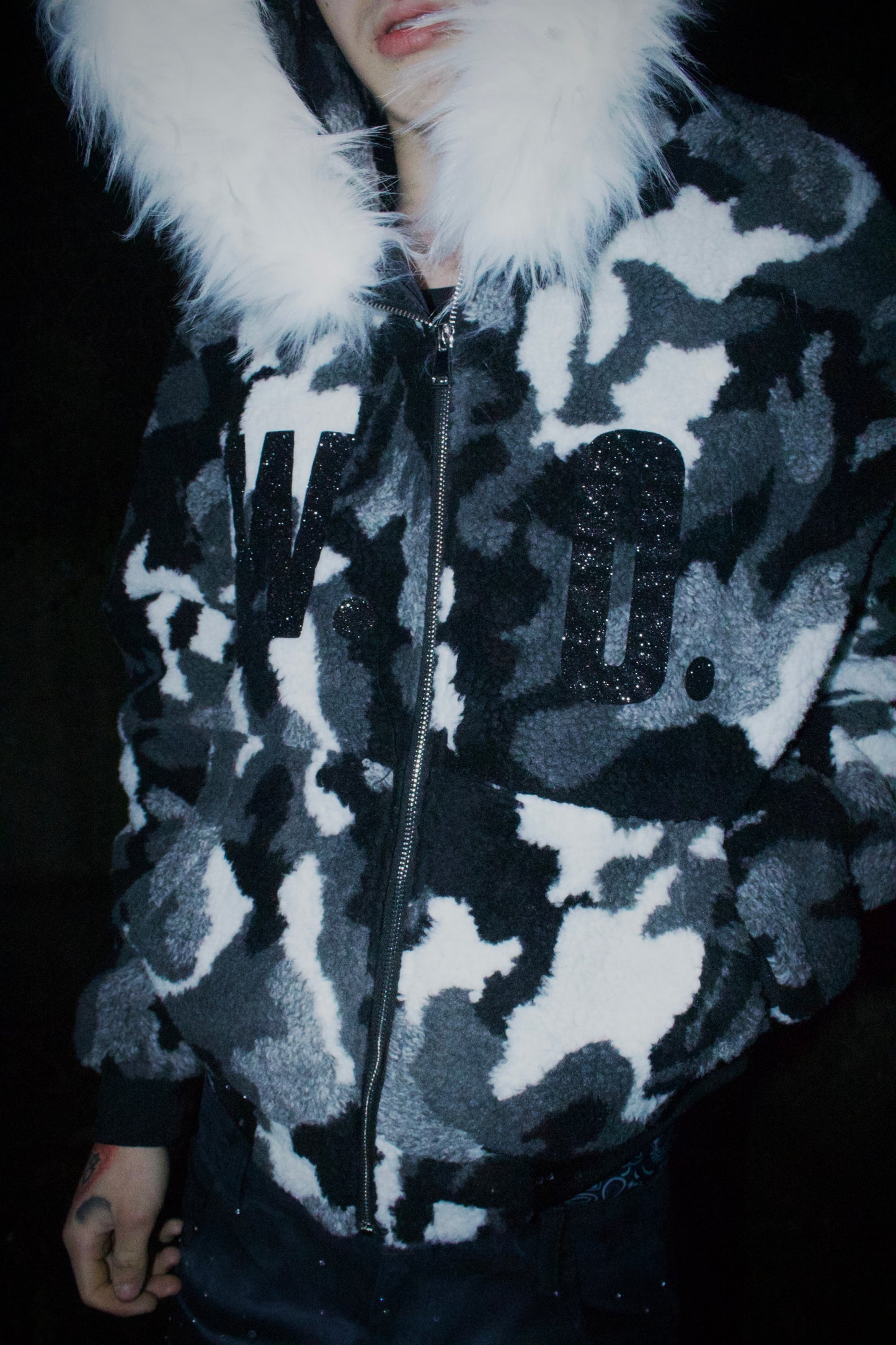 WINTER JACKET FUR WHITE