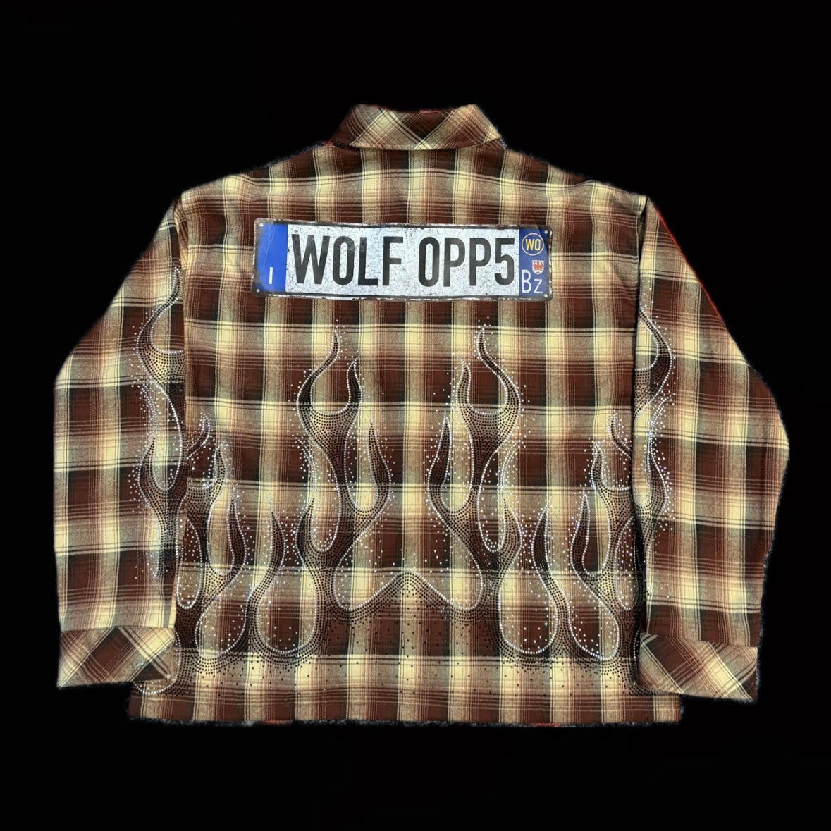 CHECKERED GALAXY HOOD