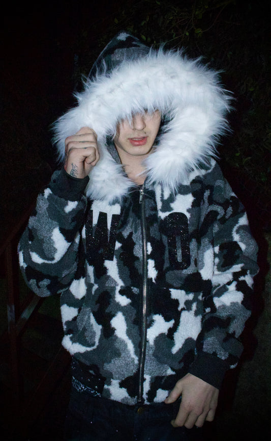 WINTER JACKET FUR WHITE