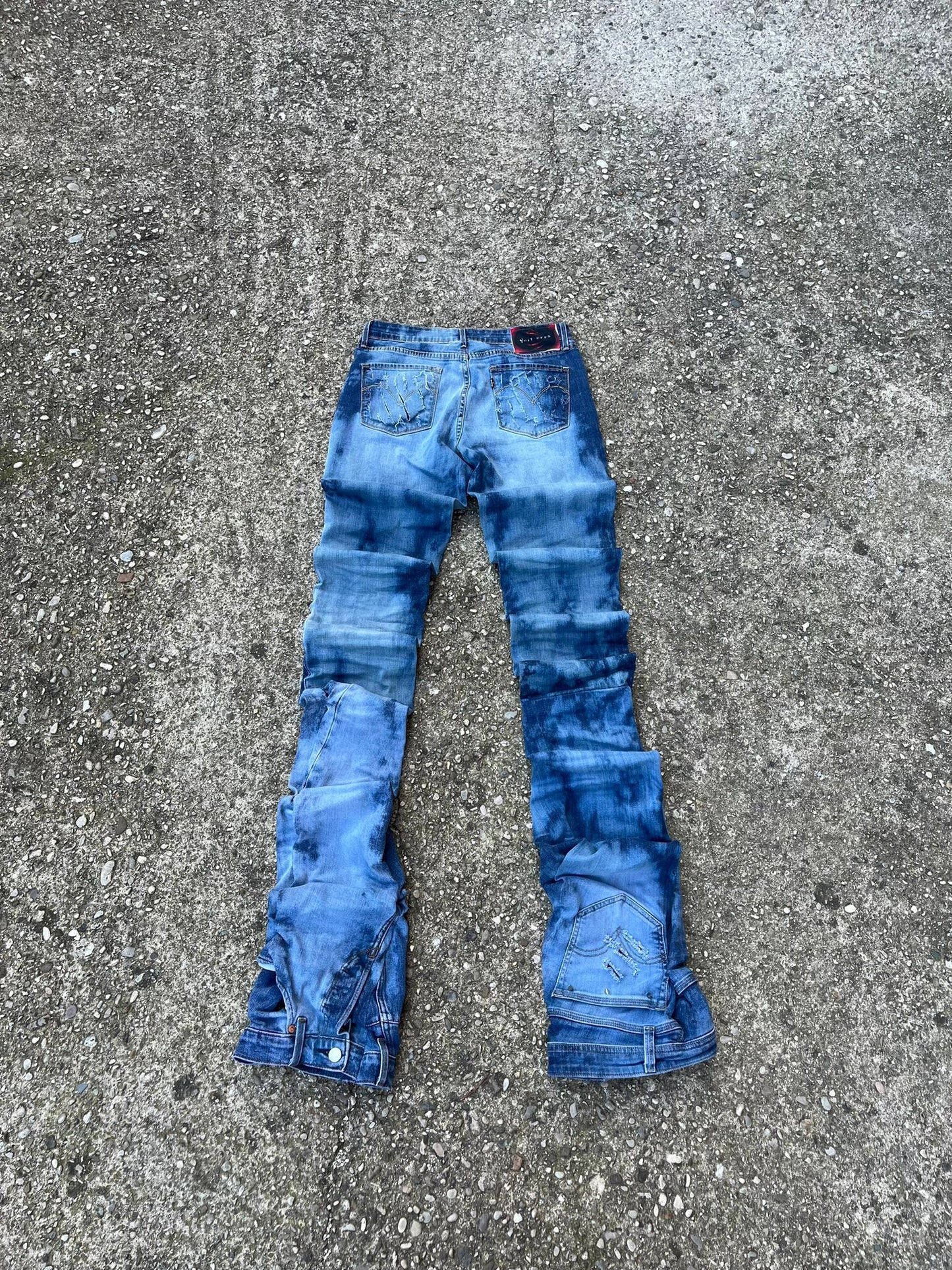 Stacked Reverse Skyline Denim