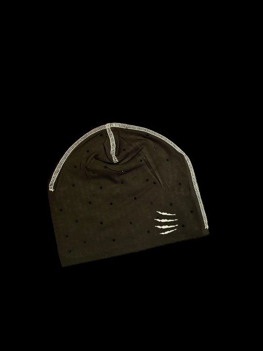 SKULL BEANY BLACK VVS