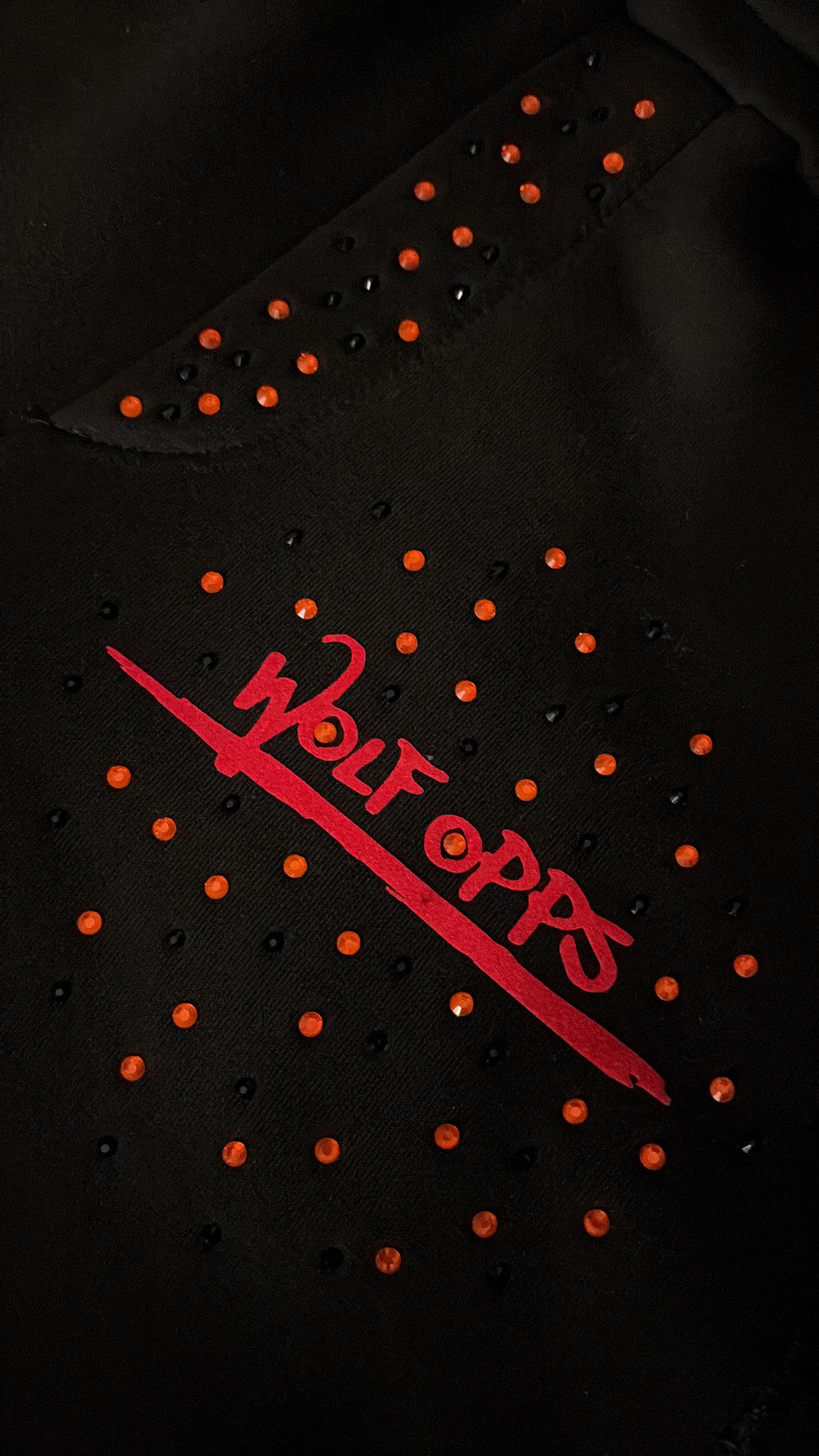 TRACKSUIT BLACK&RED VELLUTO