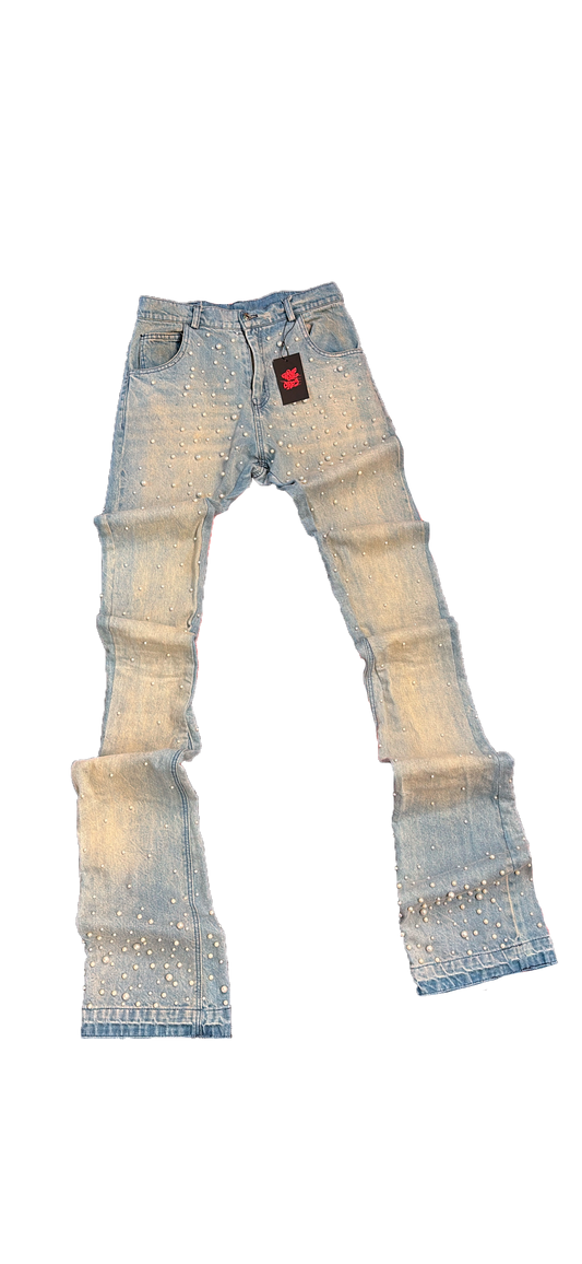 STACKED DENIM WASH PEARLY