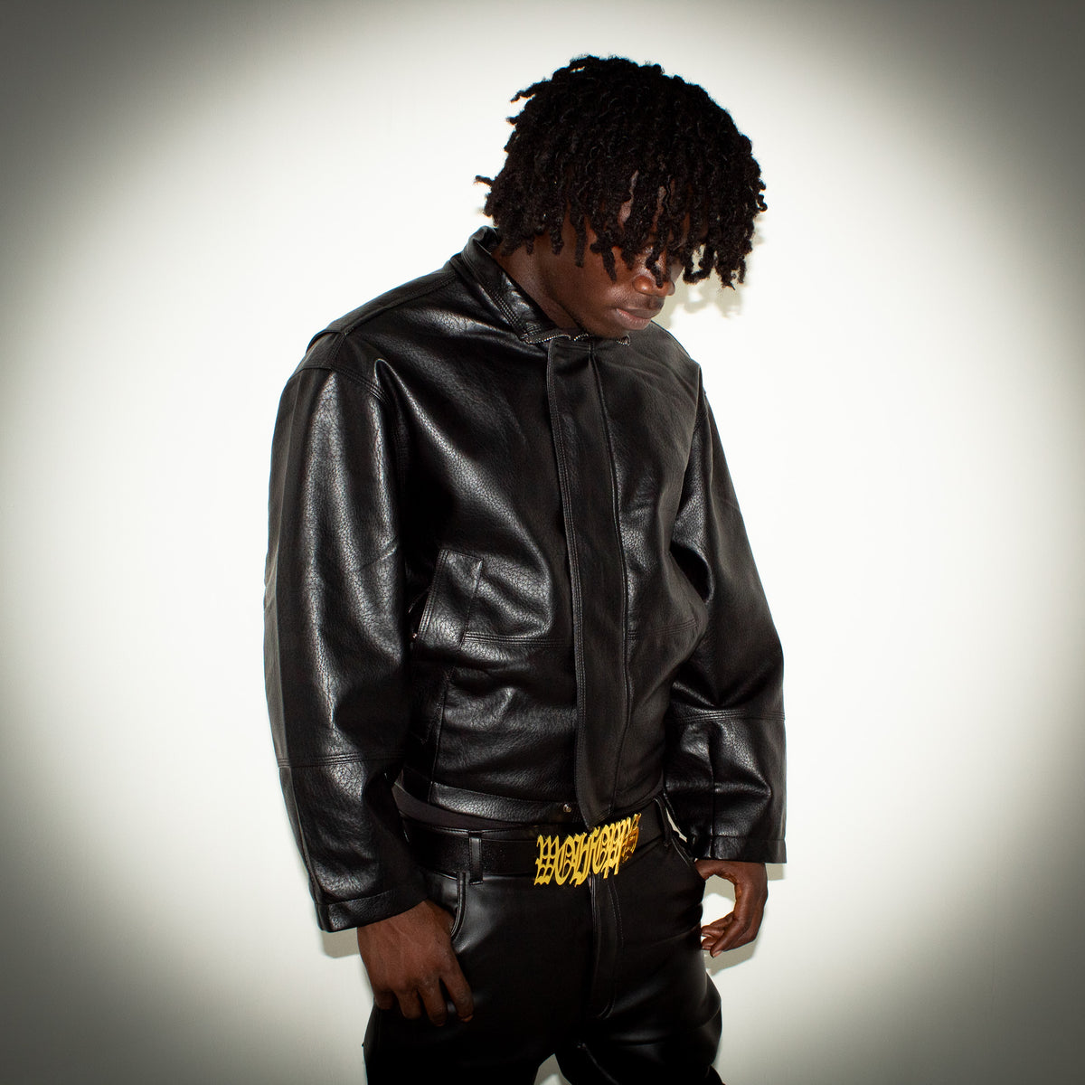 JACKET LEATHER BLACK