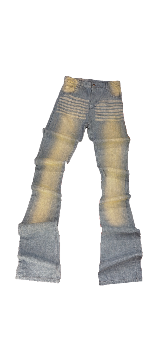 STACKED DENIM WASH