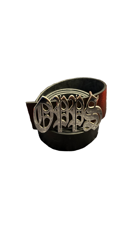 BELT BLACK SILVER “OPPS”