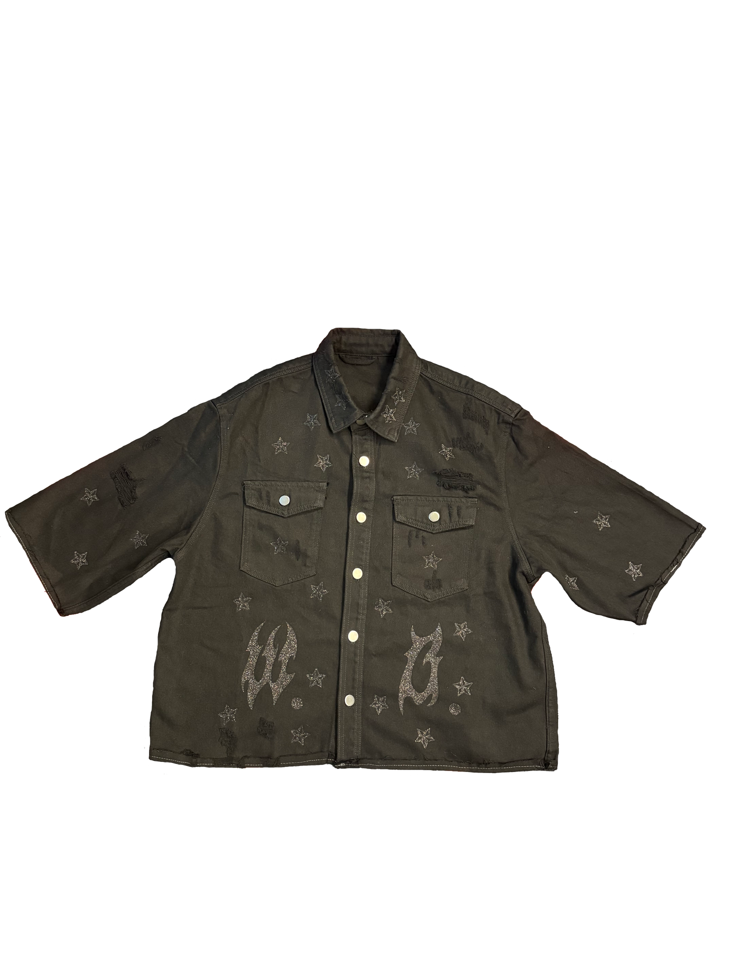 JACKET BLACK CAT GLITTER