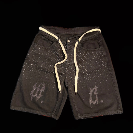 JORTS BLACK GLITTER