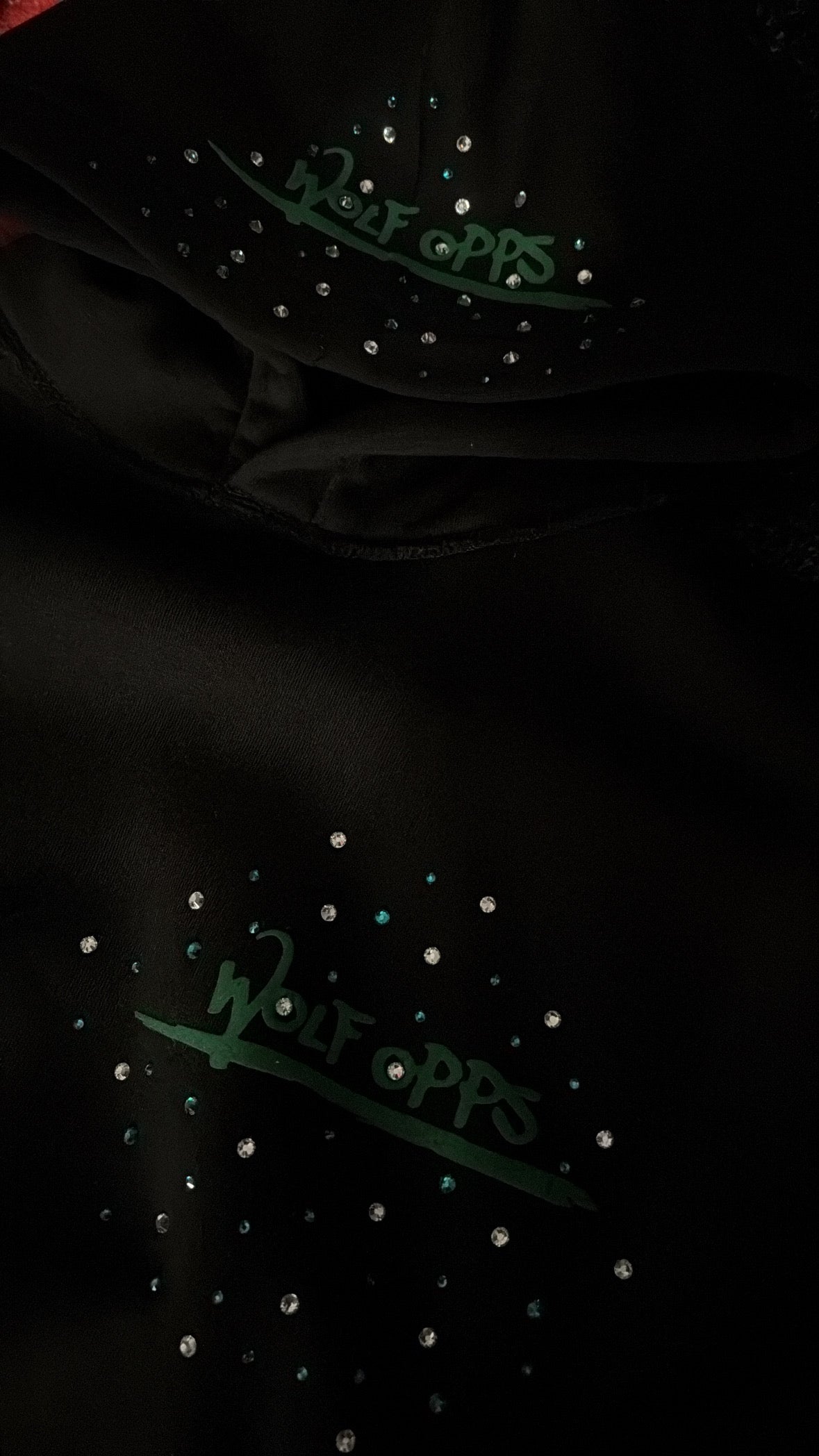 TRACKSUIT BLACK&GREEN VELLUTO