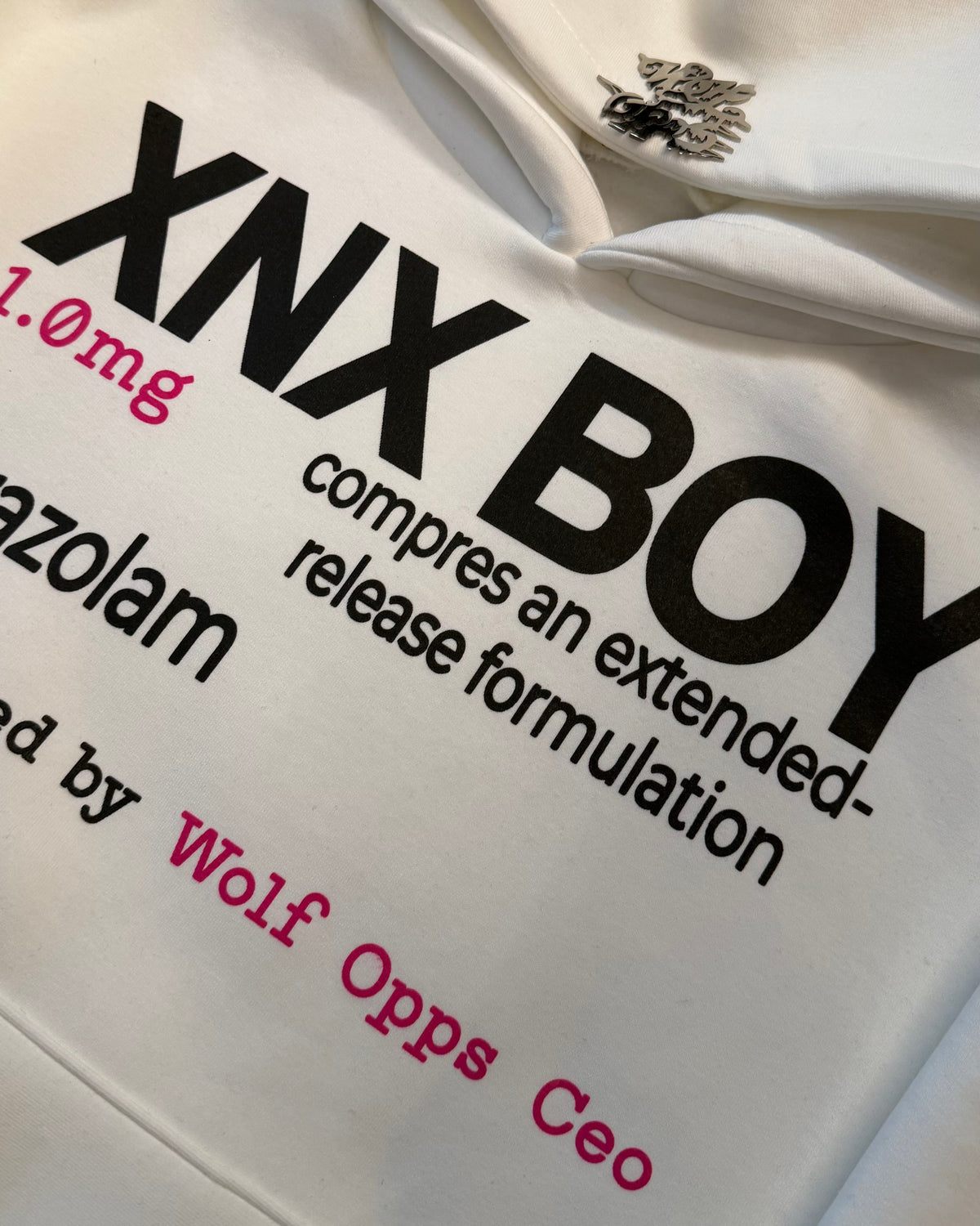 XNX BOY HOODIE WHITE