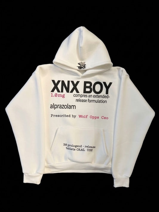 XNX BOY HOODIE WHITE