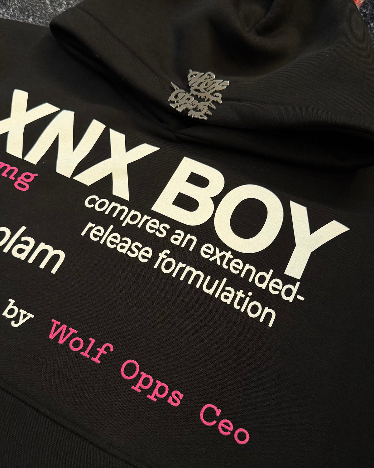XNX BOY HOODIE BLACK